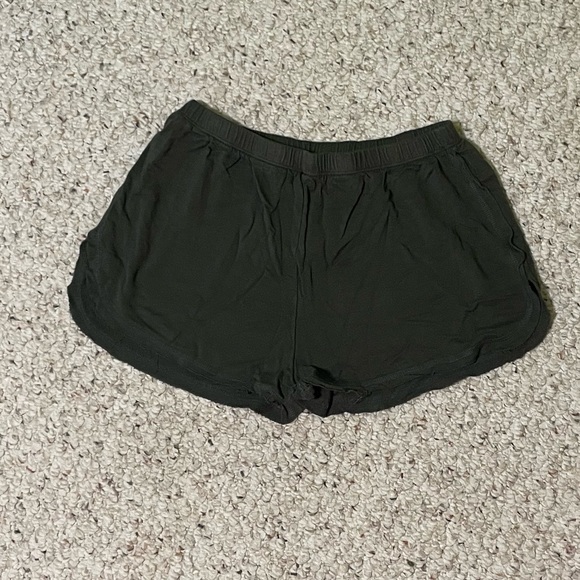 Green Lounge Shorts - Picture 1 of 2